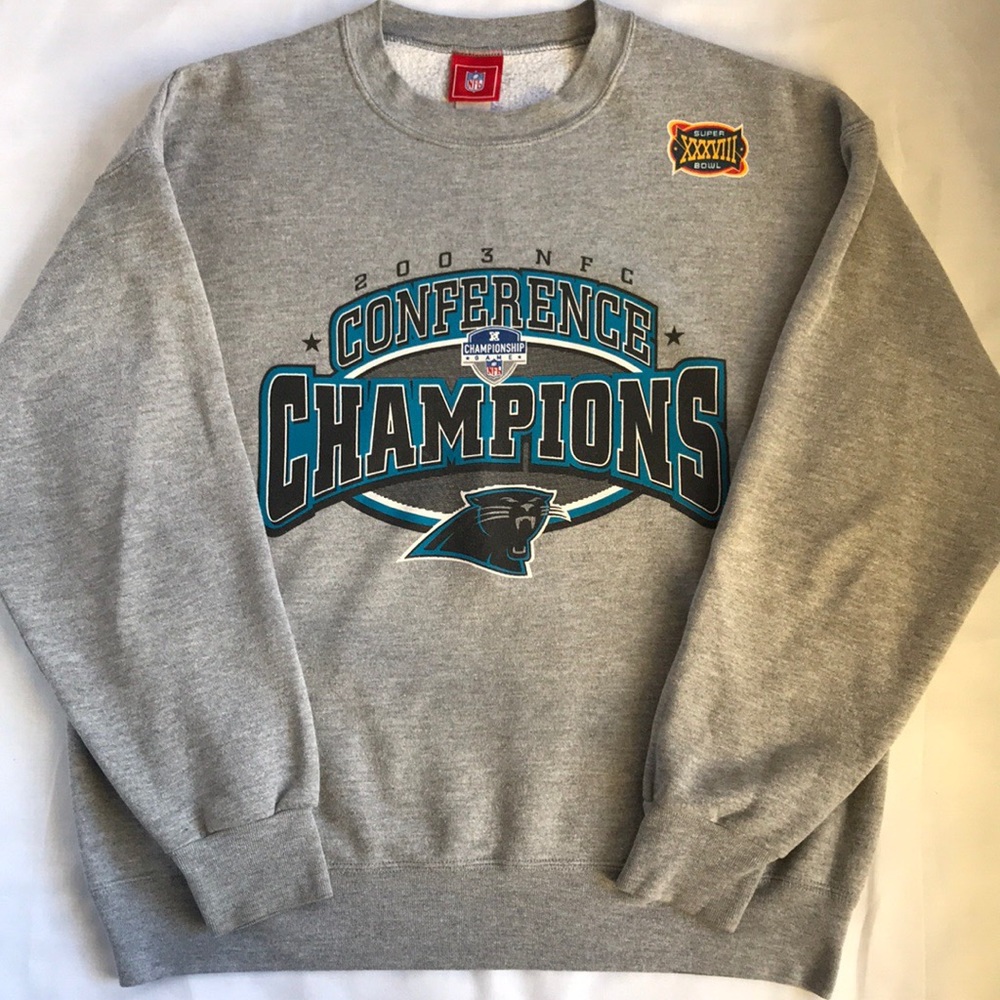 Official Vintage NFL Conference sweatshirt size L - Picture 1 of 3